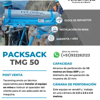 PACKSACK TMG 50 RESISTENCIA Y RENDIMIENTO SUPERIOR