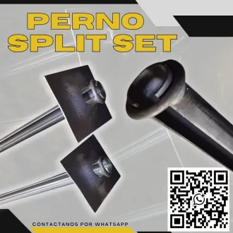 Perno Split Set para Sostenimiento Minero Alta Resistencia