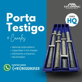 PORTA TESTIGO HQ IDENTIFICACIÓN CLARA DE MUESTRAS