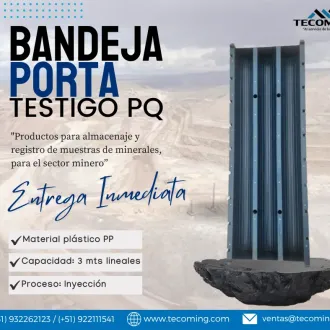 BANDEJAS PORTA TESTIGO PQ CONSERVACIÓN EFICIENTE DE MUESTRAS