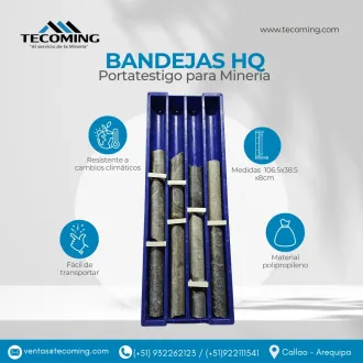 BANDEJAS HQ SOLUCIÓN ROBUSTA PARA EXPLORACIÓN MINERA
