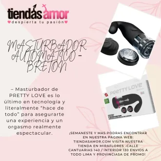 MASTURBADOR AUTOMATICO BRETON VIBRADOR TIENDAS AMOR 