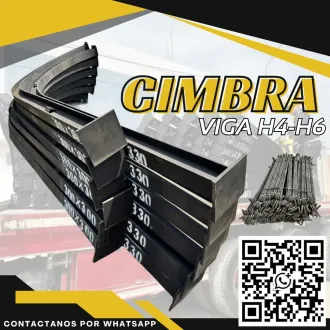 Cimbra Minera Viga H4 y H6 Fabricación Nacional