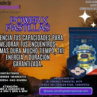 NECESITAS POTENCIA SEXUAL Y DURAR MAS TIENDAS EROTICAS SAN M