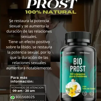 BIO PROST 30 PASTILLAS ESTIMULANTE Y VIGORIZANTE 