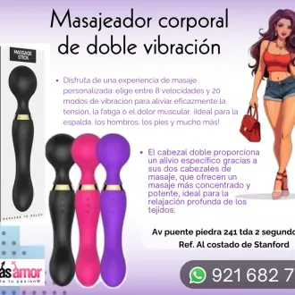 Massage Stick Double Vibration juguetes lubricantes potenci
