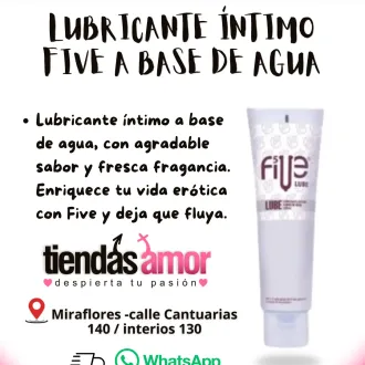 Lubricante Five Lube Tubo TIENDAS AMOR SEXSHOP