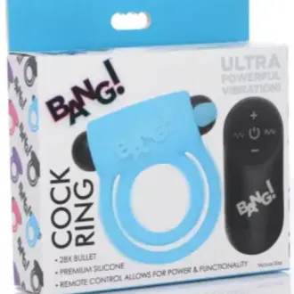 A-Anillo vibrador bang control remoto