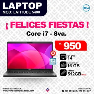 Laptop DELL Intel core i7 - 8va.