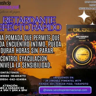 RETARDANTE PRESENTACION POMADA DURACION GARANTIZADA TIENDAS 