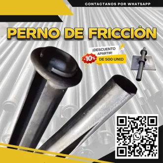 Perno de Fricción para Sostenimiento de Roca
