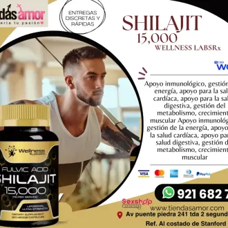 Shilajit 15000mg ayuda a mejorar los niveles de energía jug