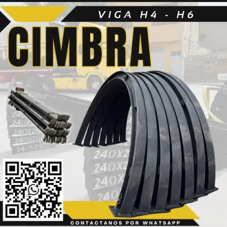 Cimbra Metálica H4 y H6 Ingeniería para Sostenimiento