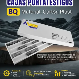 CAJAS PORTA TESTIGO Para muestras 