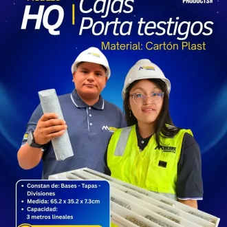 Cajas Porta Testigo De Cartón Plast Para Conservación nucleo