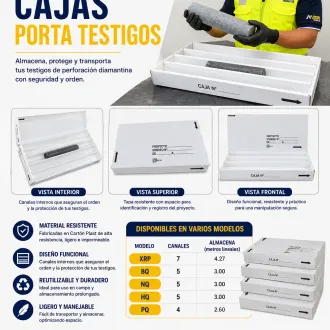 Cajas Porta Testigo De Cartón Plast Resistentes