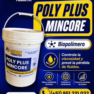  Aditivos POLY PLUS Geología Exploración Minerales 