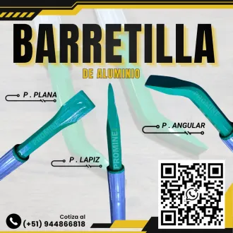 Barretilla de Aluminio para Escalado y Desatado de Rocas
