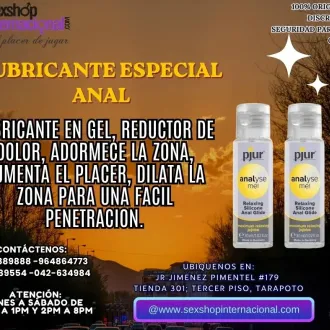 LUBRICANTE EN GEL PERFECTO PARA LA ZONA ANAL EN TIENDAS EROT