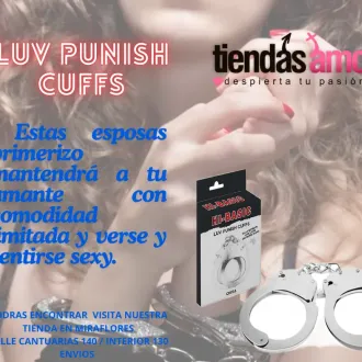 JUEGO DE ESPOSAS LUV PUNISH CUFFS TIENDAS AMOR SEXSHOP MIRA