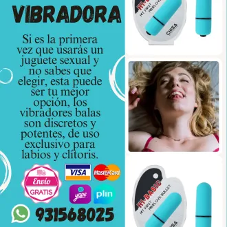 BALA VIBRADORA ESTIMULADOR DE CLICTORIS SEXSHOP LIMA