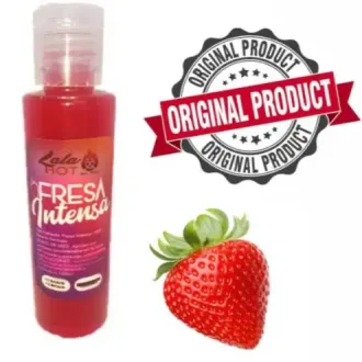 LUBRICANTE SABOR FRESA INTENSA