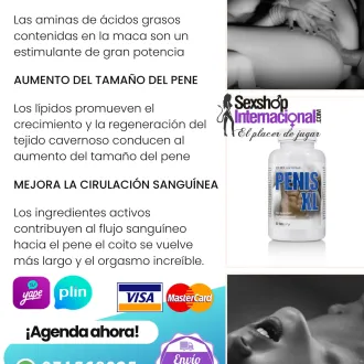 PENIS XL AUMENTA LA POTENCIA SEXUAL TIENDA EROTICA