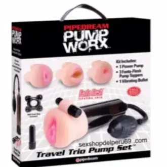 ACARICIADOR TRAVEL TRIO PUMP WORX