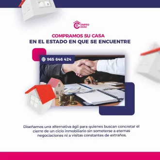 COMPRAMOS SU CASA EN EL ESTADO EN QUE SE ENCUENTRE