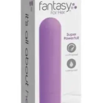 VIBRADOR BALA FANTASY RECARGABLE PARA ELLA PURPURA