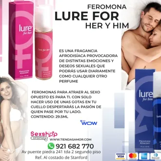 FEROMONA LURE FOR HIM HER Tienda para Adultos Novedades y