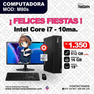 Computadora Thinkcentre Intel core i7 - 10ma.