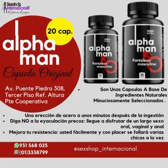 ALPHAMAN POTENCIA SEXUAL DESARROLLO VIRIL TIENDA EROTICA