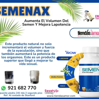 Semenax Aumenta tu volumen de semen Tienda para Adultos No