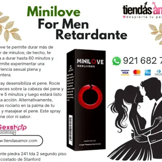 Minilove For Men Retardante Tienda para Adultos Novedades 