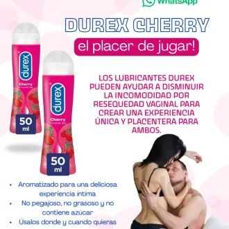 Gel Lubricante DUREX de Placer Play Cerezas de Pasión 