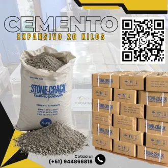 Cemento Expansivo - Caja de 20 kilos - Tipo 2