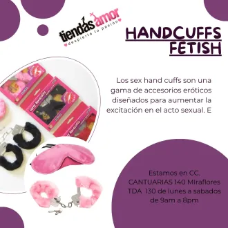 Esposas Color Rosa de Peluche TIENDAS AMOR MIRAFLORES 