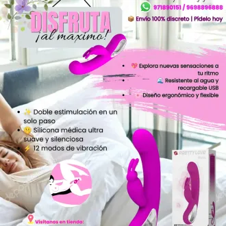 Vibrador punto g y clítoris 30 modos de vibración -sexshop