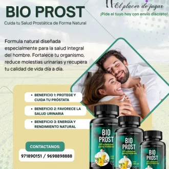  CUIDA TU SALUD PROSTÁTICA Y RECUPERA TU VITALIDAD NATURAL