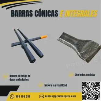 BARRAS CÓNICAS Y BARRENOS INTEGRALES
