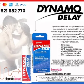 DYNAMO DELAY Más control más placer Tienda para Adultos Nov