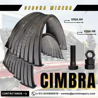 Cimbra de Acero Viga H4 y H6 - Refuerzo Labores Subterranea