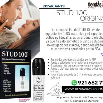 Stud 100 Original 100 naturales Retardante Tienda para Adu