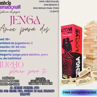 JENGA JUEGO TRADICIONAL QUE AUMENTARA EL PLACER EN CADA PIEZ