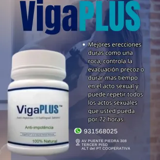 VIGA PLUS AUMENTA LA POTENCIA SEXUAL SEXSHOP LIMA 