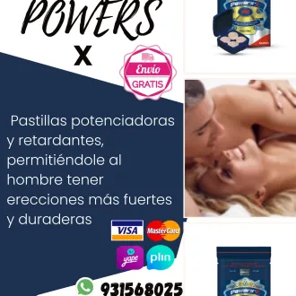 POWERS X POTENCIA SEXUAL - DESARROLLO VIRIL SEXSHOP 93156802