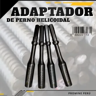 ADAPTADOR DE PERNO HELICOIDAL PARA MINERIA SUBTERRANEA
