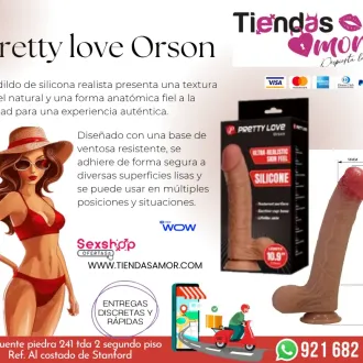 PRETTY LOVE-Orson Dildo de silicona realista Tienda para Adu