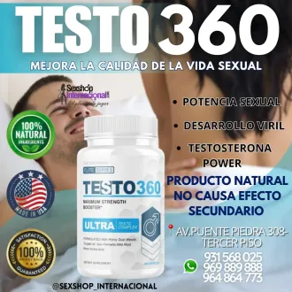 TESTO360 ERECCIONES PLACER TESTOSTERONA ORGASMOS ENERGIA DE